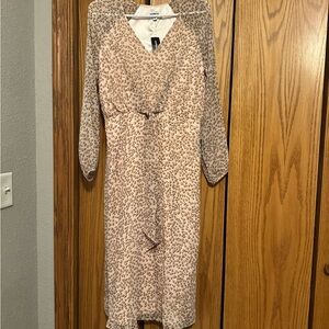 Express Leopard Print Dress